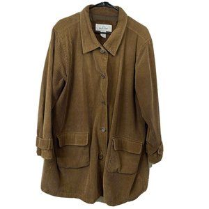 Willow Lane Womens Corduroy Jacket